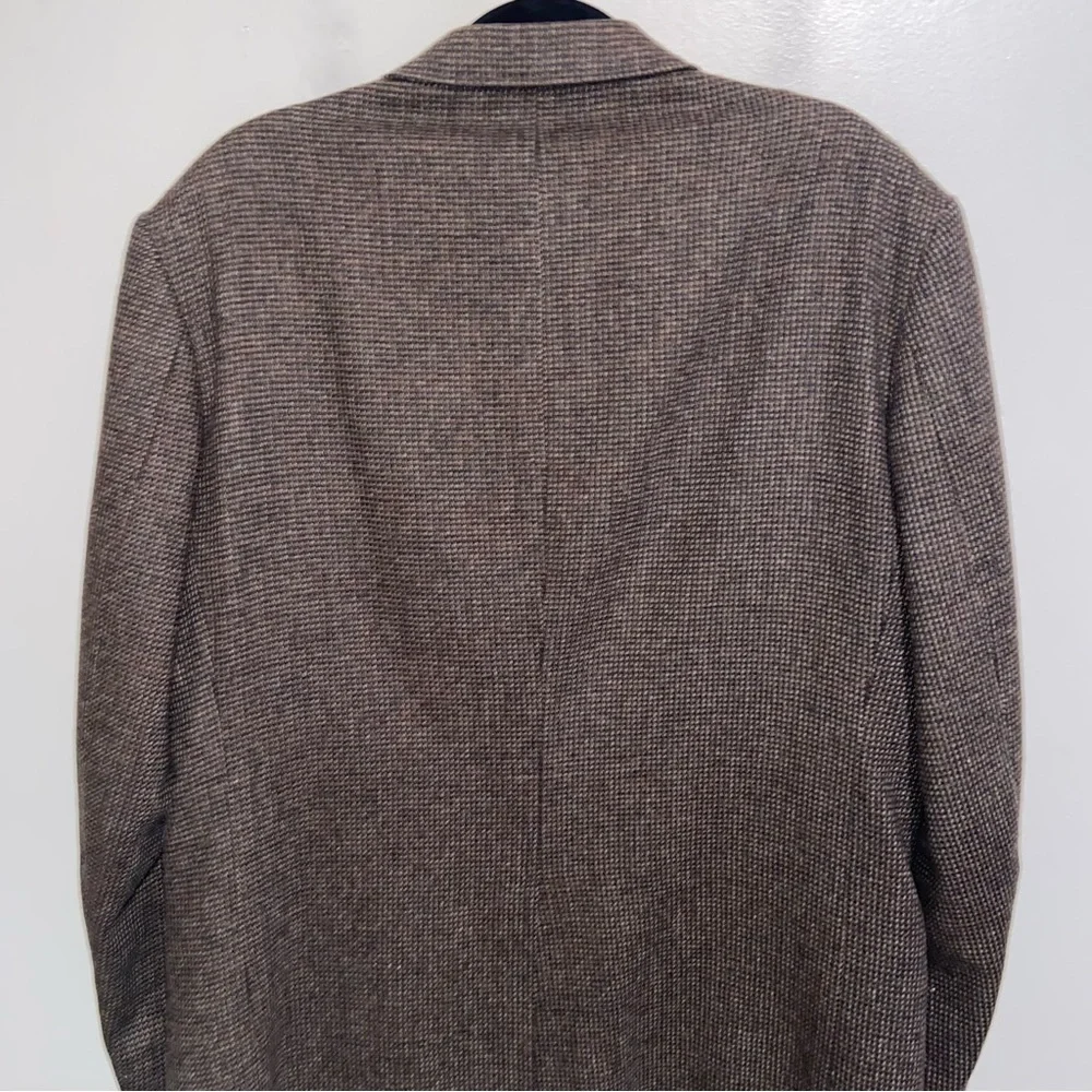 Vintage Lands End Blazer Mens 42L Wool Jacket Sport Coat Old Money USA Preppy